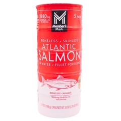 Member’s Mark Canned Atlantic Salmon, 7 oz., 5 pk.