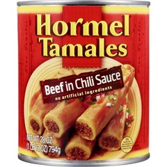 Beef Tamales in Chili Sauce, 3 Pack Shelf-Stable, 28 Ounce Steel Can