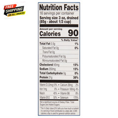 (2 Pack) Chunk Light Tuna in Water, 4Lb 2.5Oz Can ✌️👍
