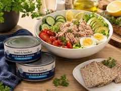 Bowl & Basket Solid White Albacore Tuna in Water 5 oz (Pack of 2) New