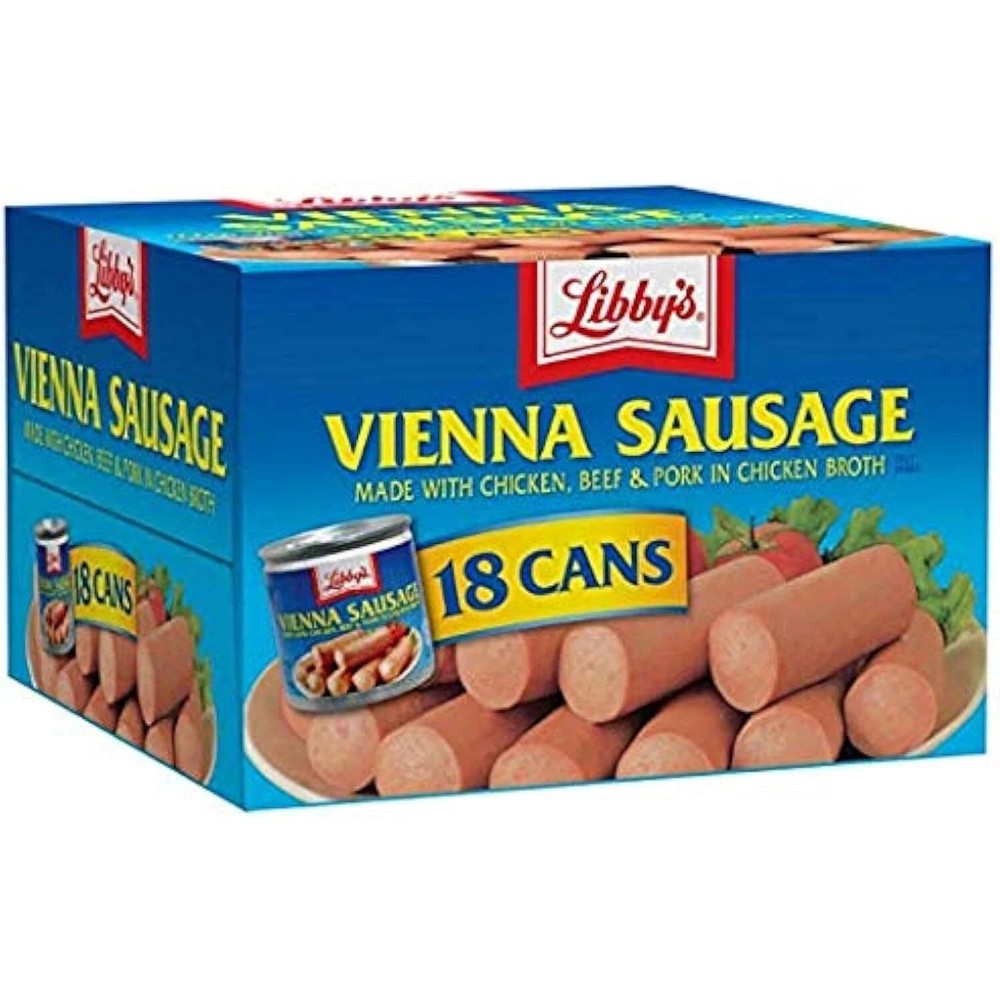 Libby’s Vienna Sausage 4.6 oz. cans, 18 ct. (pack of 3) A1