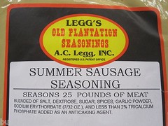 SUMMER SAUSAGE Seasoning AND CASINGS for 100 lbs. NO MSG Allergy free