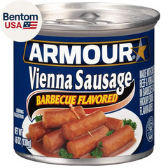 Star Vienna Sausage, BBQ Flavored, Ready to Eat Canned Sausage, 7G Protein per S