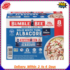 Solid White Albacore Tuna in Water, 5 Oz Can (Pack of 8) – Wild Caught Tuna – 29