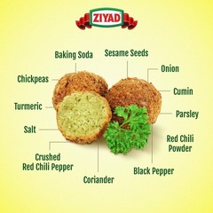 Falafel Dry Mix – 12 oz Gluten-Free, Vegan, Non-GMO, No Additives, No Preserv…