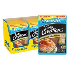 StarKist Tuna Creations Whole Grain Dijon Mustard 3oz Pouch 24 Pack