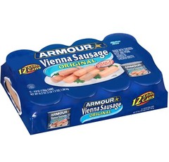 Armour Original Vienna Sausage, Original, 4.6 oz Can, 12 Count
