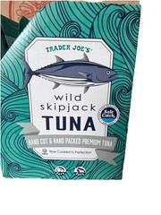 TRADER JOE’S Wild Skipjack Safe Catch Tuna Pouche 3 Oz 22 Protein lot of 14 Pack