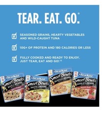 6 StarKist TUNA Smart Bowls Spicy Pepper 4.5 oz Pouch – Rice & Beans