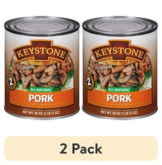 (2 pack) Keystone All Natural Pork, 28 oz Can