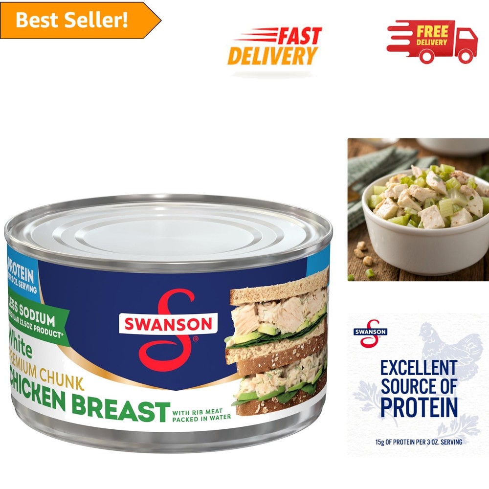 Swanson 12.5 OZ Chicken Chunks – Healthy, Gluten-Free & Delicious