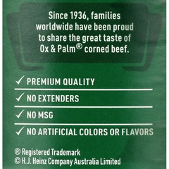 Ox & Palm corned Beef onion Flavored 11.5 oz can……