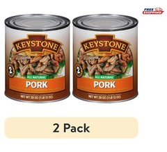 (2 pack) Keystone All Natural Pork, 28 oz Can