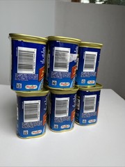 6 Cans of SPAM 25% Less Sodium – 12 oz Cans, Canned Luncheon Meat, Lower Salt