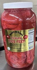 Authentic Louisiana Pickled Pig’s Feet 1 Gallon(4.25lb )Ready-to-Eat