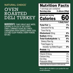 Hormel Natural Choice Oven Roasted Turkey Deli Lunchmeat, Double Pack 14 oz