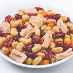 Genova Premium Tuna Mediterreanean Bean Salad, 7.76 oz Pack of 6, Ready to Eat