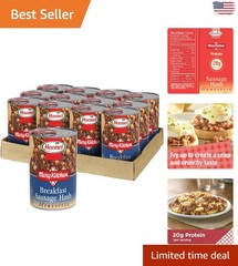 Savory HORMEL Sausage Hash 12 Pack – 20g Protein Per Serving for Recipes