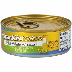 StarKist Solid White Albacore Tuna in Extra Virgin Olive Oil, 5 Ounce Cans
