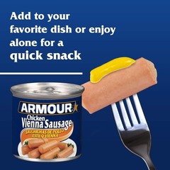 Canned Sausage Chicken 4.6 oz Ready to Eat Gluten Free Snack or Ingredient