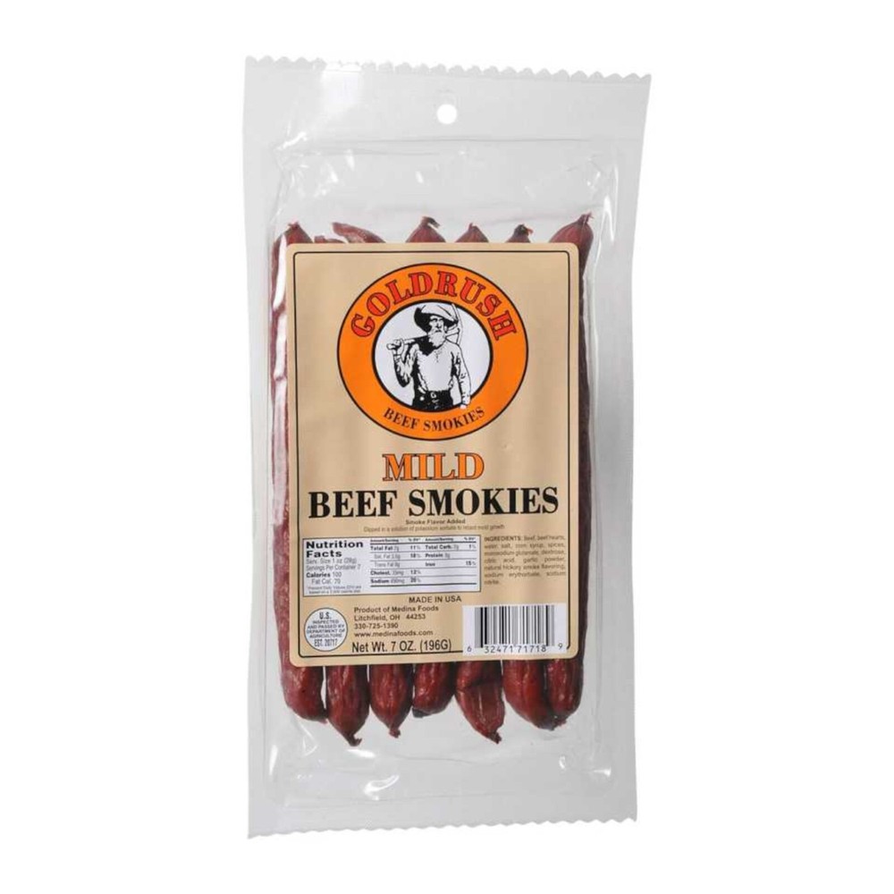 Gold Rush Gourmet Meat Snack (Smokies) 7 Oz. Package