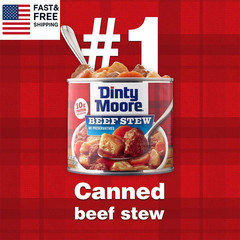 Beef Stew, 15 Oz (12 Pack), Fully Cooked & Ready-To-Eat with Fresh Potatoes & C