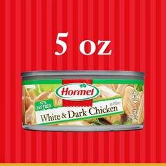 Ready-to-Eat Canned Chicken – White & Dark Meat, 60oz Total for Quick Meals