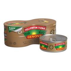 Genova Premium Yellowfin Tuna in Olive Oil 4 – 5 oz cans