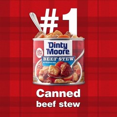 Canned Beef Stew 38 oz Shelf Stable in Steel Tin