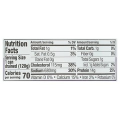 Wild Caught Lump Crabmeat Canned High Protein 14g per Serving Shelf Stable Can 6