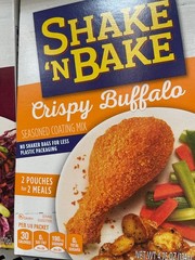 6 Pack Shake ‘N Bake Crispy Buffalo Seasoned Coating Mix, Size 4.75 oz Box