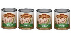 Keystone All Natural Canned Turkey, 4-pack -(28 oz) – Fully Cooked, No Preserves