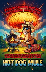 8 Hot Dogs in Brine Canned, 10 cans +1 obnoxiously large cult leader T-Shirt