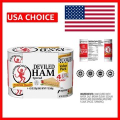 Family-Friendly Deviled Ham Spread – 4 Pack, Perfect for Sandwiches & Dips
