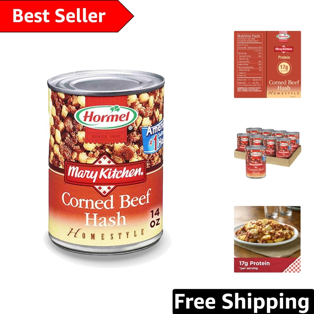 Kosher Certified HORMEL Corned Beef Hash – 8 Pack for Quick Delicious Meals