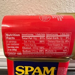 SPAM Hello Kitty 25% Less Sodium 2-Pack Lot Cans 12oz Limited Edition NEW