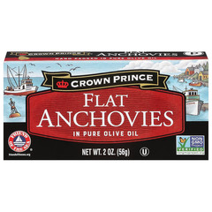 Flat Anchovies in Olive Oil, 2-Ounce Cans (Pack of 12)