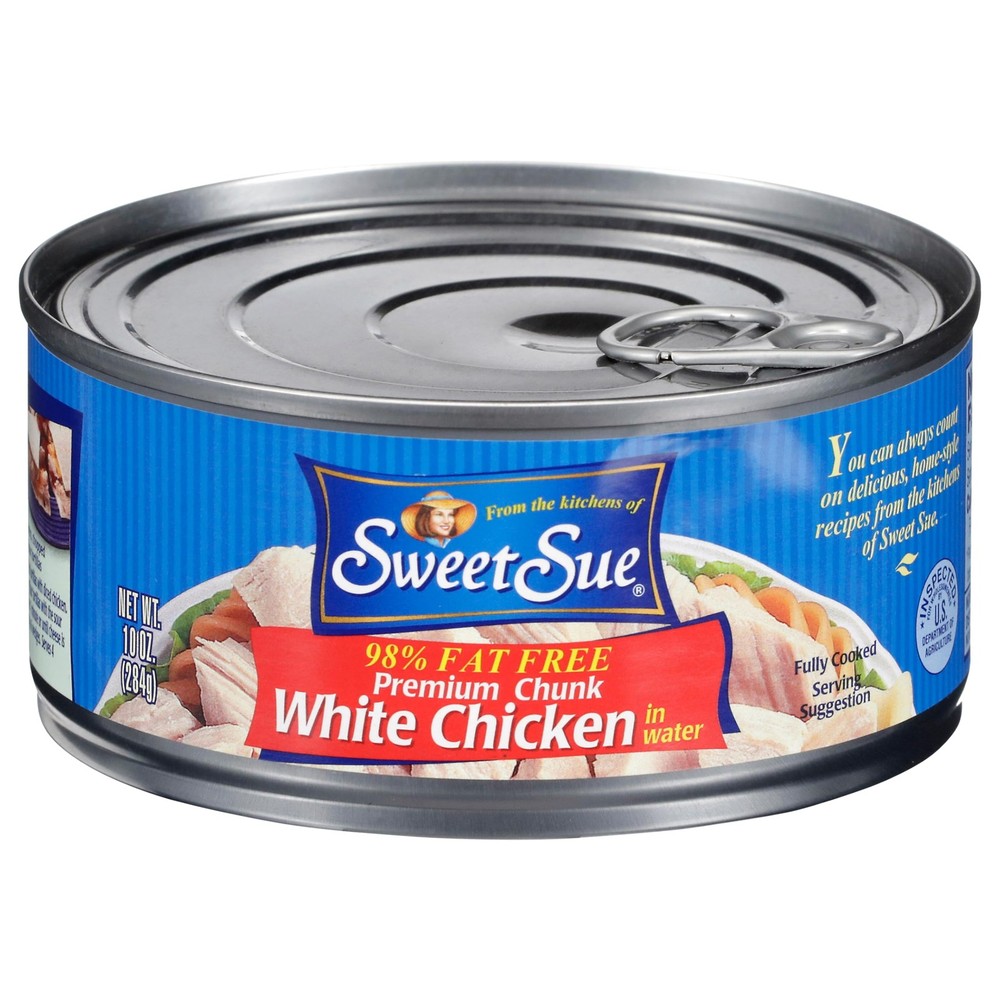 Canned Chicken Breast Rib Meat Water Keto Gluten Free Protein Chunks 10oz