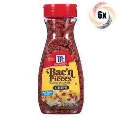 6x Shakers McCormick Bac’n Pieces Original Bacon Flavored Chips Topping | 4.1oz
