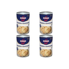 Canned Chicken and Dumplings Meal 10.5 Oz Pack of 4 Creamy Sauce Delight