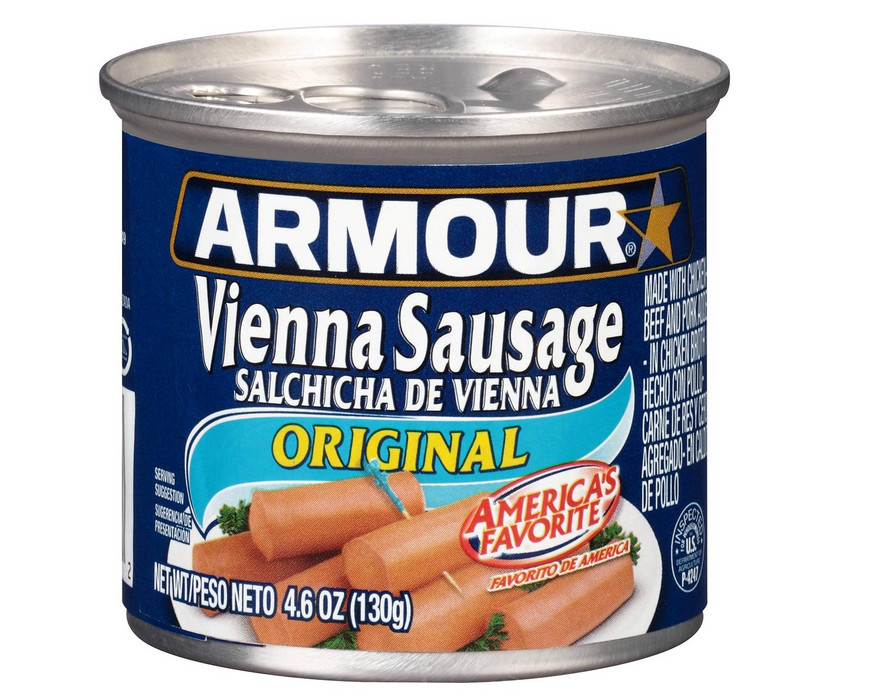 Armour Star Vienna Sausage, Original Flavor, Canned Sausage, 4.6 OZ (Pack of 48
