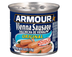 Armour Star Vienna Sausage, Original Flavor, Canned Sausage, 4.6 OZ (Pack of 48