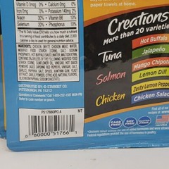 Pack of 12 Starkist Chicken Creations BOLD Buffalo Style Lunch Pouches 2.6oz ea