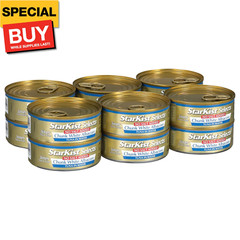 Selects No Salt Added Chunk White Albacore Tuna in Water, 4.5 oz (12 Pack) Canne
