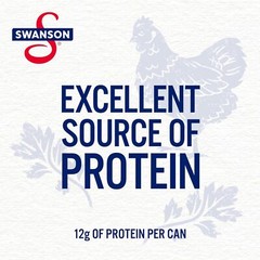 Swanson White Premium Chunk Canned Chicken Breast in Water, Fully Cooked Chicken