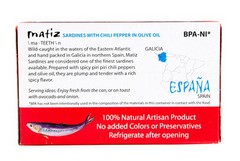 Spicy Wild Spanish Sardines in Olive Oil and Piri Piri Pepper, 4.2 oz (12 Pac…