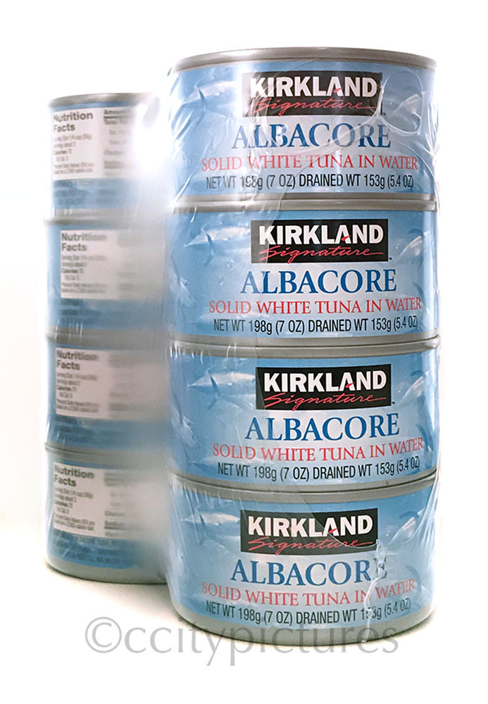 (8) 7 oz Cans of Kirkland Signature Solid White Albacore Tuna