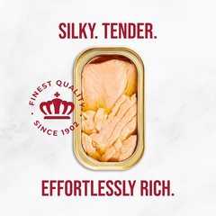 Premium Skinless & Boneless Atlantic Salmon in Olive Oil, 4.05 Oz Cans, Pack of