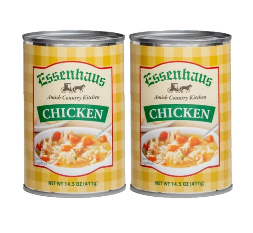 Das Dutchman Essenhaus Canned Chicken 14.5oz Can 2 Pack Amish Middlebury IN