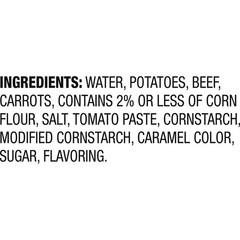 DINTY MOORE beef stew shelf-Stable 12 Grams protein 9 oz Plastic Microwaveable..